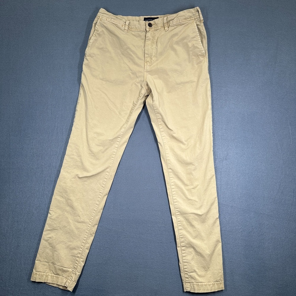 American Eagle Outfitters Pants Mens 31x32 Beige Next Level Flex Slim‎ Fit Chino